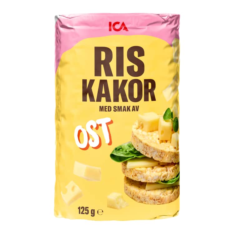 Rīsu galetes ICA ar siera garšu 125g