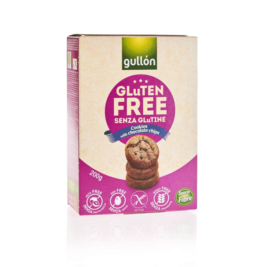 Cepumi Gullon Choco Chips bezglutēna 200g