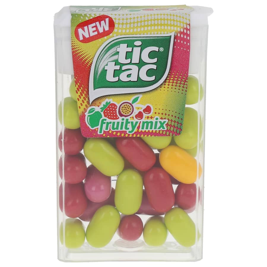 Vaisių sk.saldainiai TIC TAC FRUITY MIX, 18 g