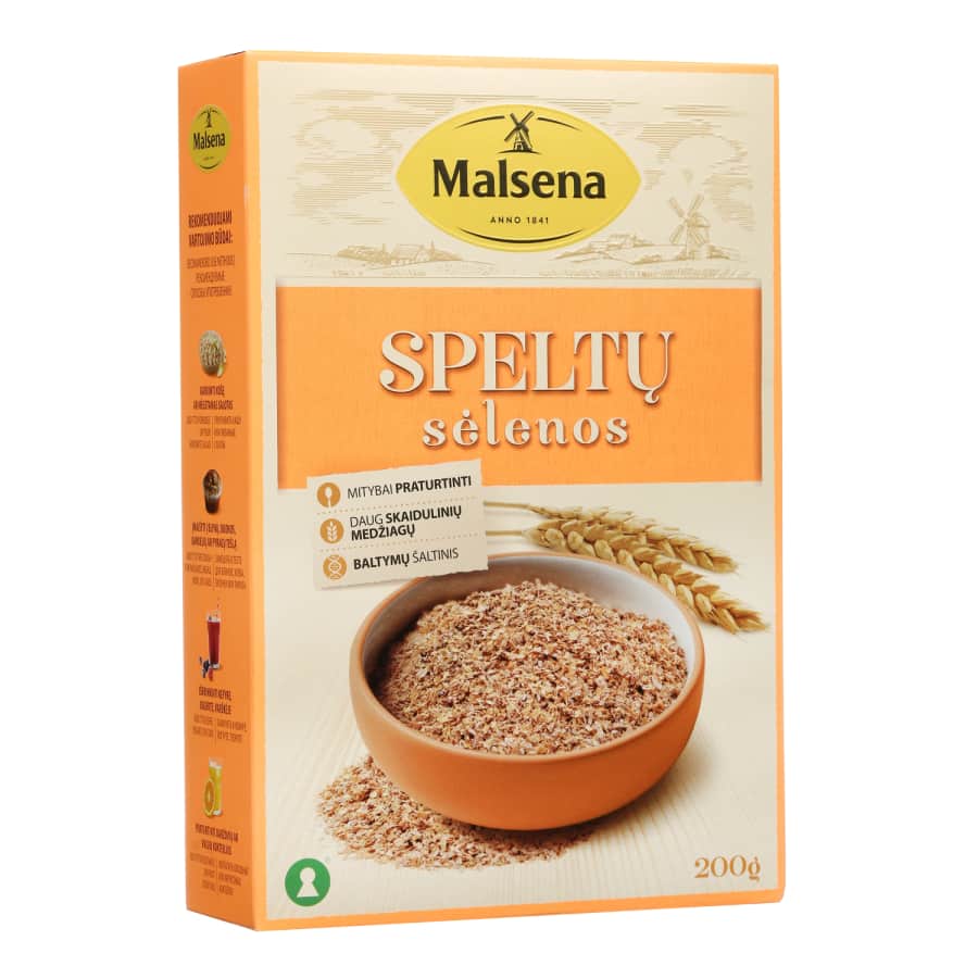 Speltų sėlenos MALSENA, 200 g