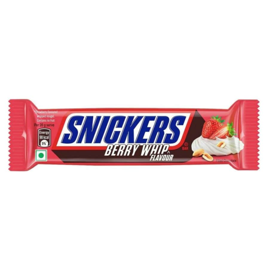 Šok. batonėlis su braškėmis SNICKERS, 40 g