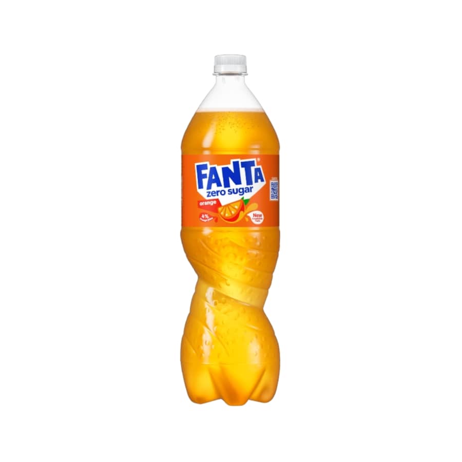 Gaz. gaiv. gėrimas FANTA ORANGE ZERO, 1,5 l