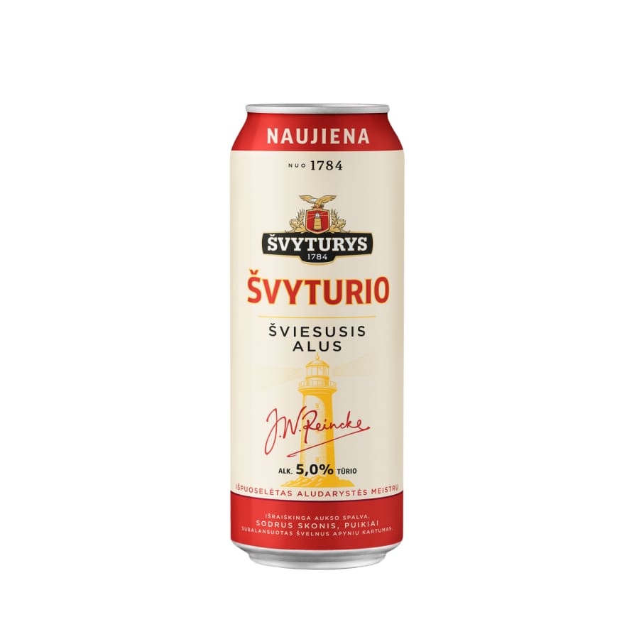 Alus ŠVYTURYS ŠVYTURIO, 5,0 %, 0,568 l