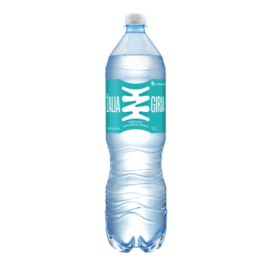 Len. gaz. nat. min. vanduo ŽALIA GIRIA, 1,5 l