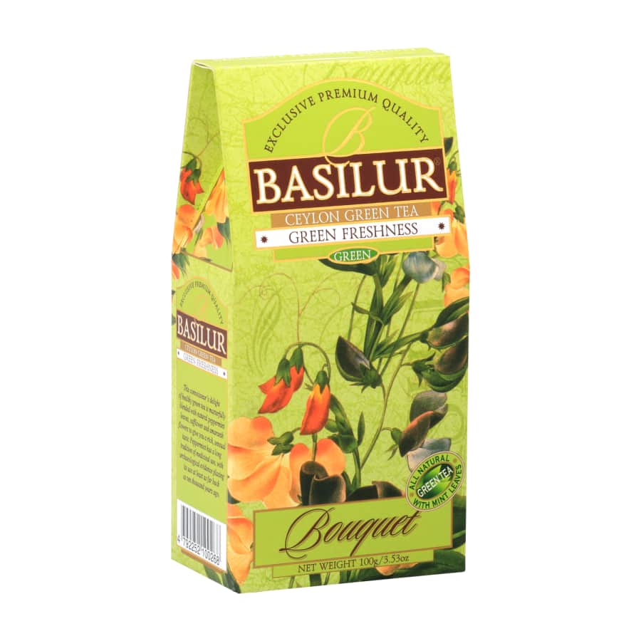 Žalioji arbata BASILUR BOUQUET, 100 g
