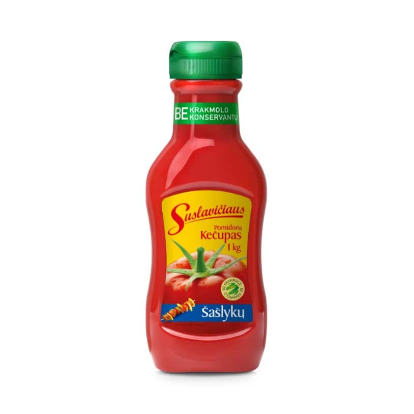 SUSLAVIČIAUS šašlykų pomidorų kečupas, 1 kg
