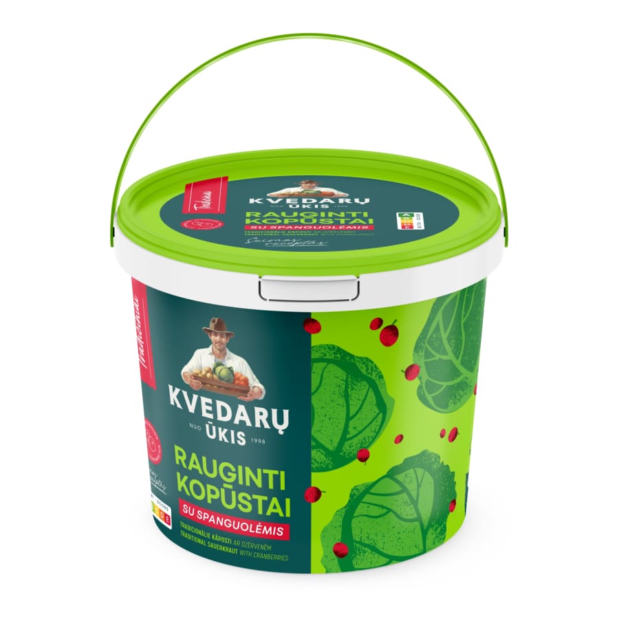 Rauginti kopūstai su spanguolėmis, 800 g