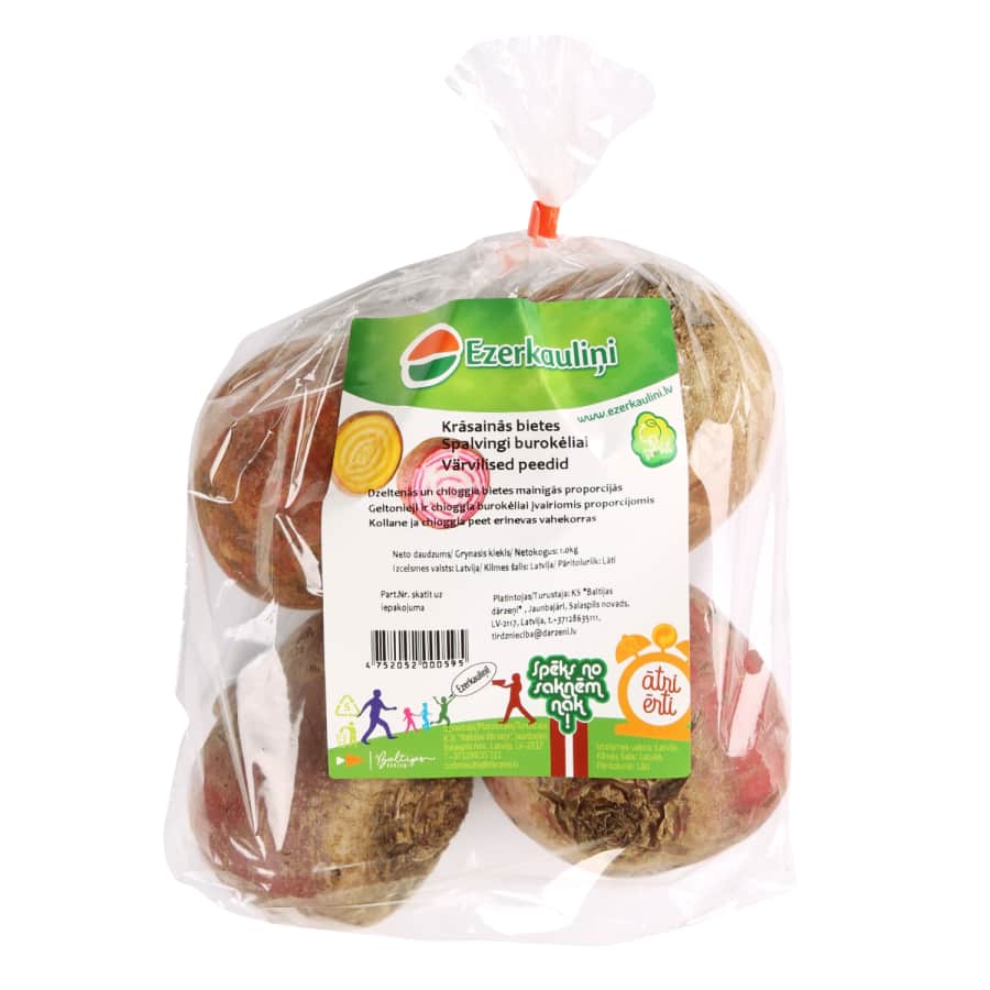 Spalvoti fasuoti burokėliai, 1 kg