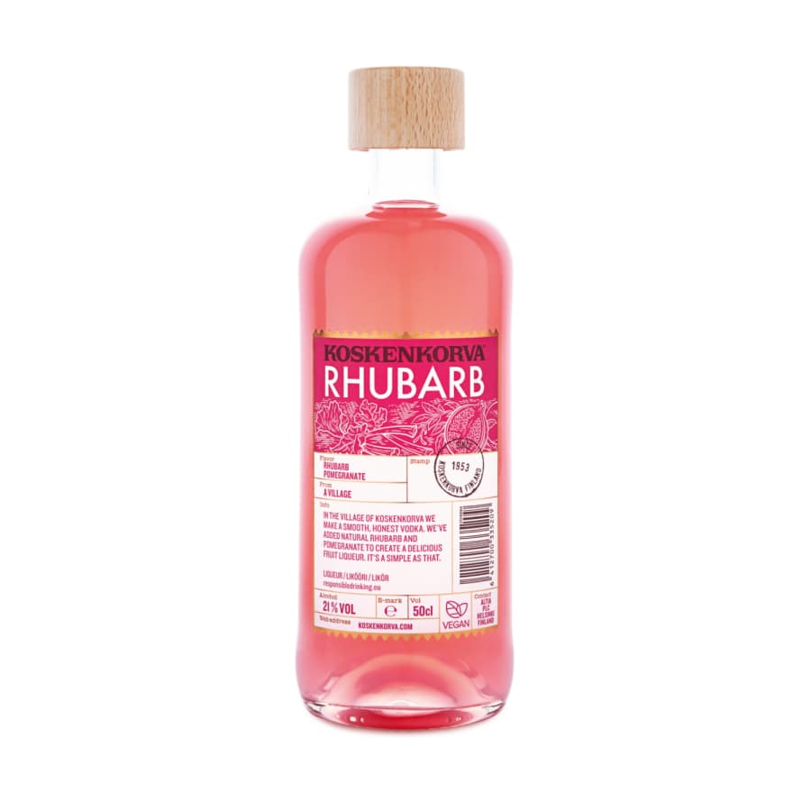 Likeris KOSKENKORVA RHUBARB, 21%, 0,5 l