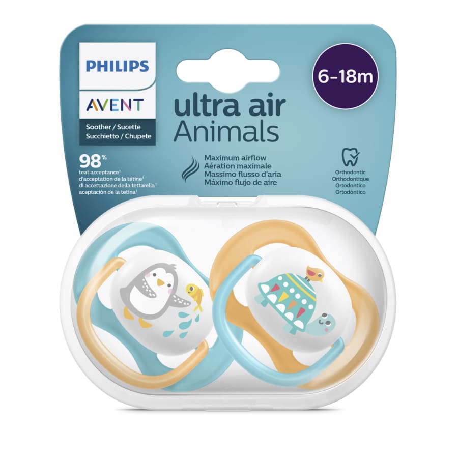Čiulptukai AVENT ANIMALS, 6-18mėn.,2vnt.