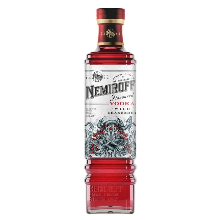 Degtinė NEMIROFF W.CRANBERRY DE LUXE,40%,0,7l
