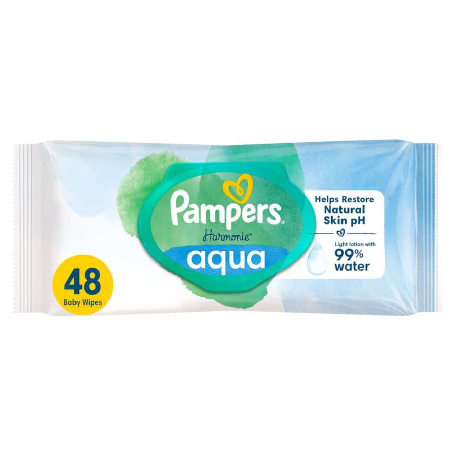 Servetėlės PAMPERS Harmonie PF, 48 vnt.