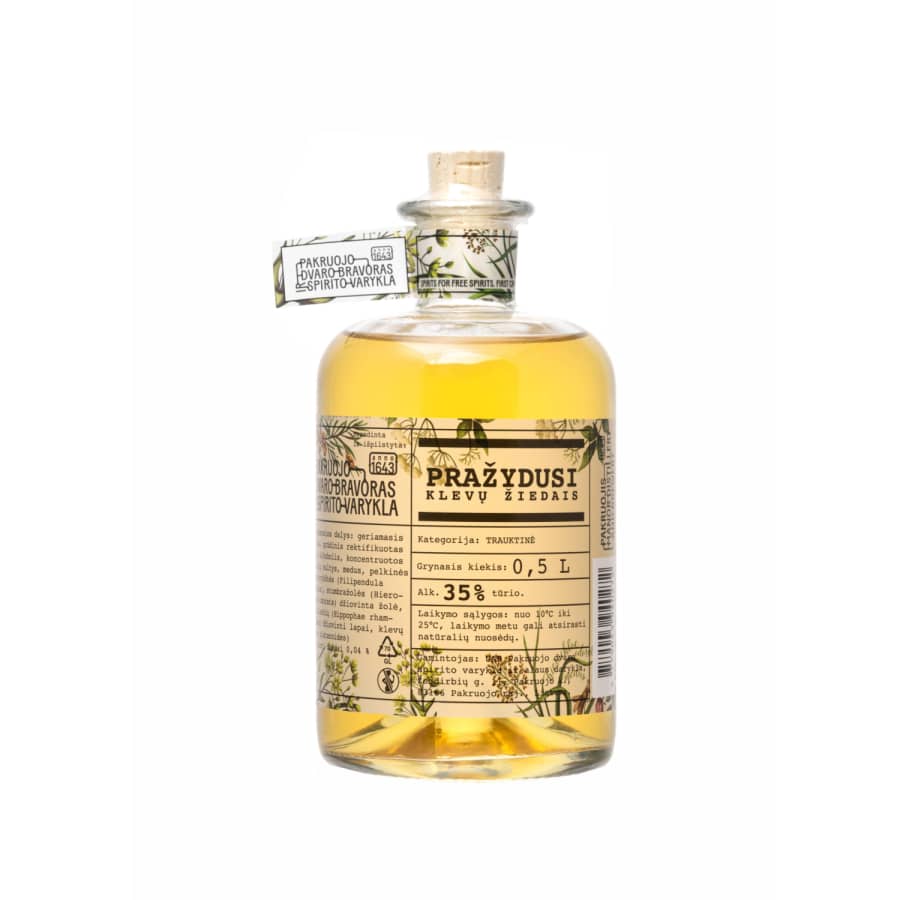 Trauktinė PRAŽYDUSI PAKRUOJO DVARAS,35%, 0,5l