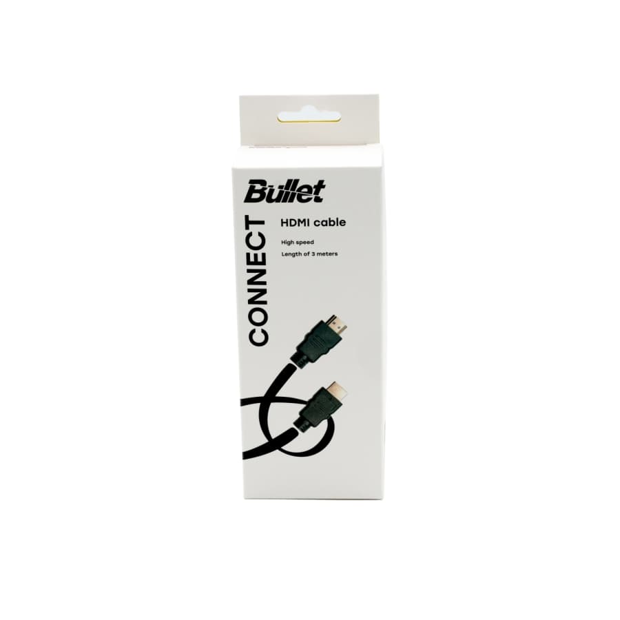 Laidas BULLET, HDMI - HDMI, 3 m