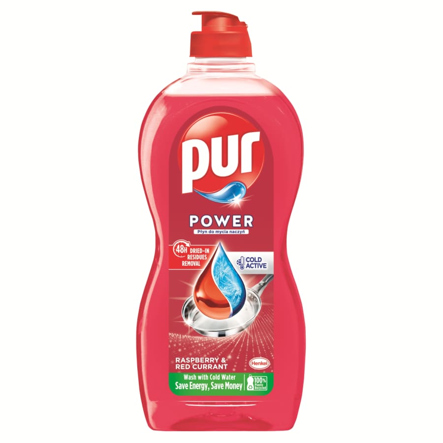Indų ploviklis PUR POWER RASPBERRY, 450 ml