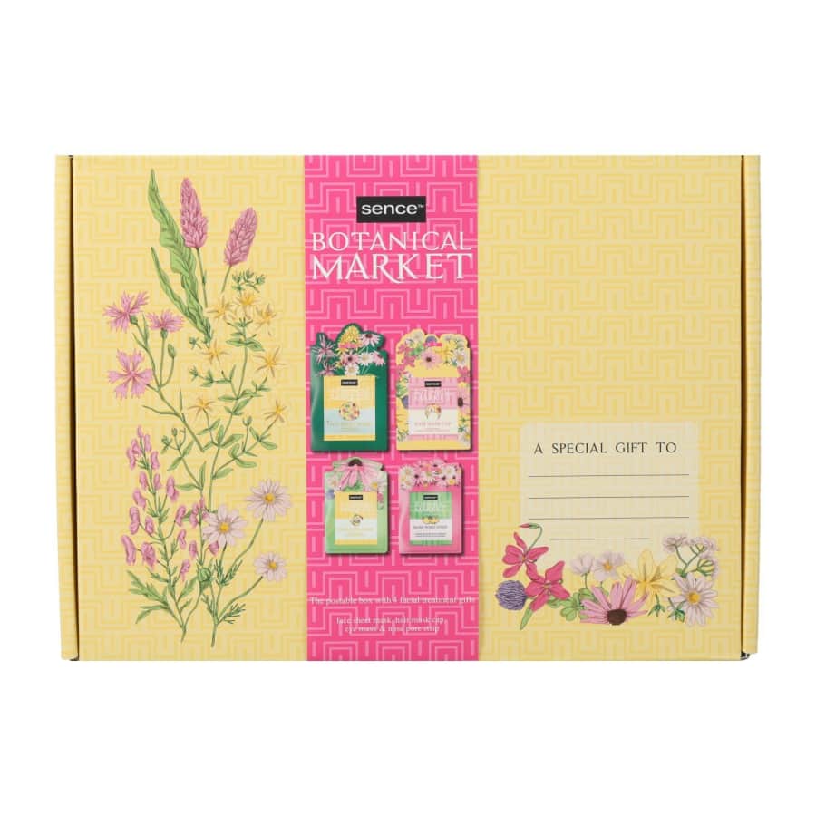 SC veido kaukės BOTANICAL MARKET, 4 vnt.