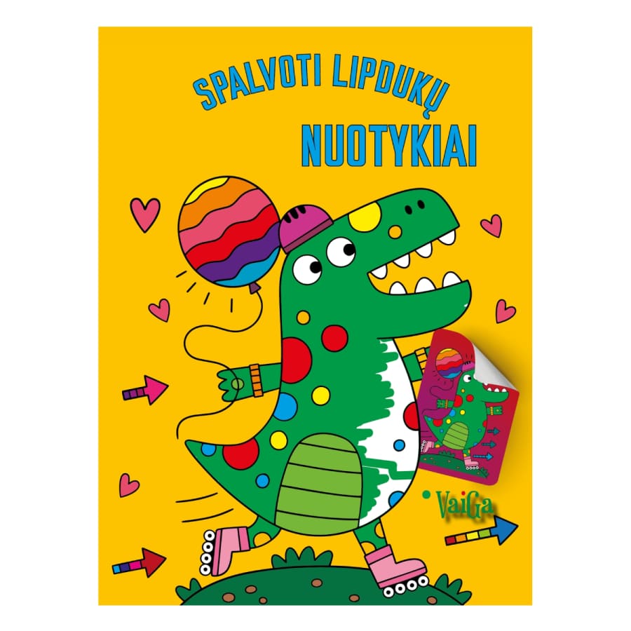 Knyga SPALVOTI LIPDUKŲ NUOTYKIAI. KROKODILAS