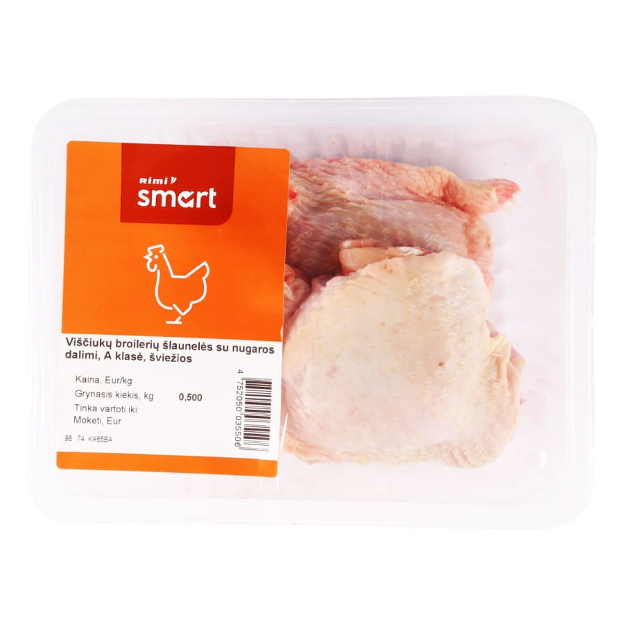 Višč. šlaunelės su nug. dal. RIMI SMART, 500g