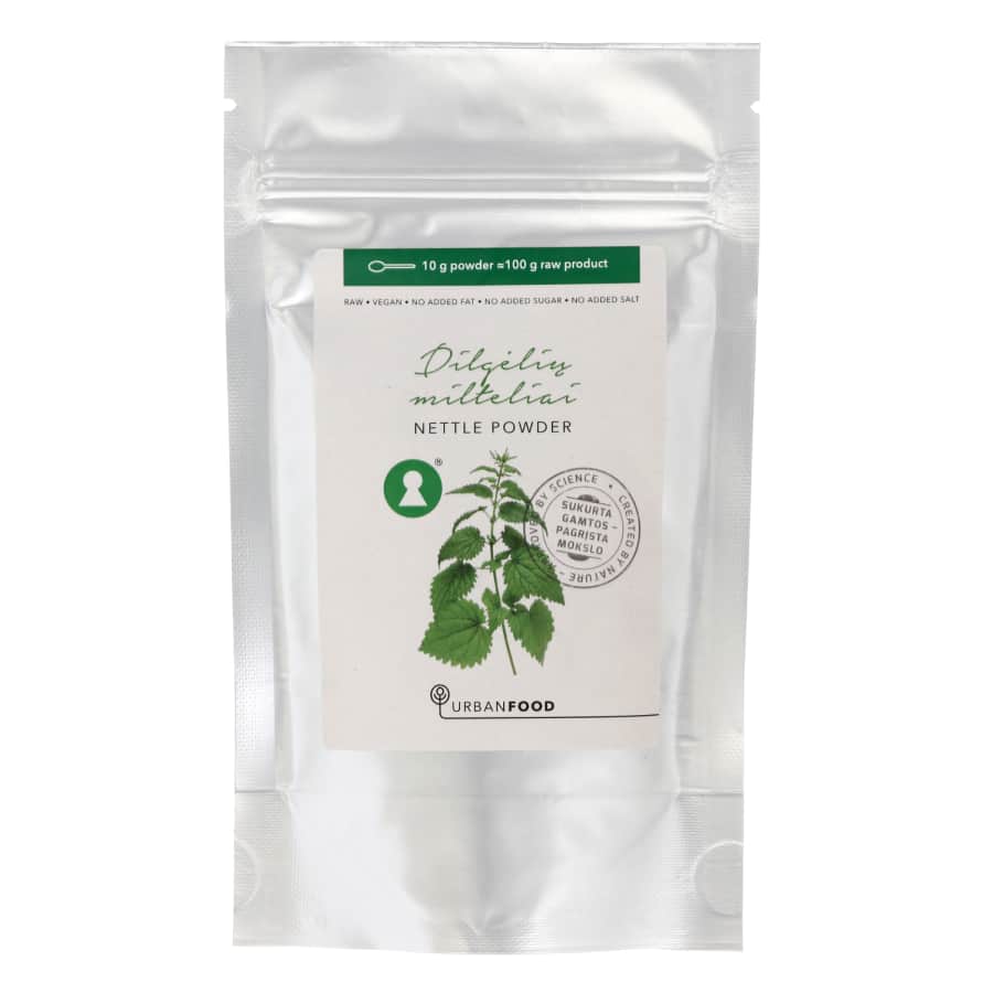 Dilgėlių milteliai URBANFOOD, 50 g