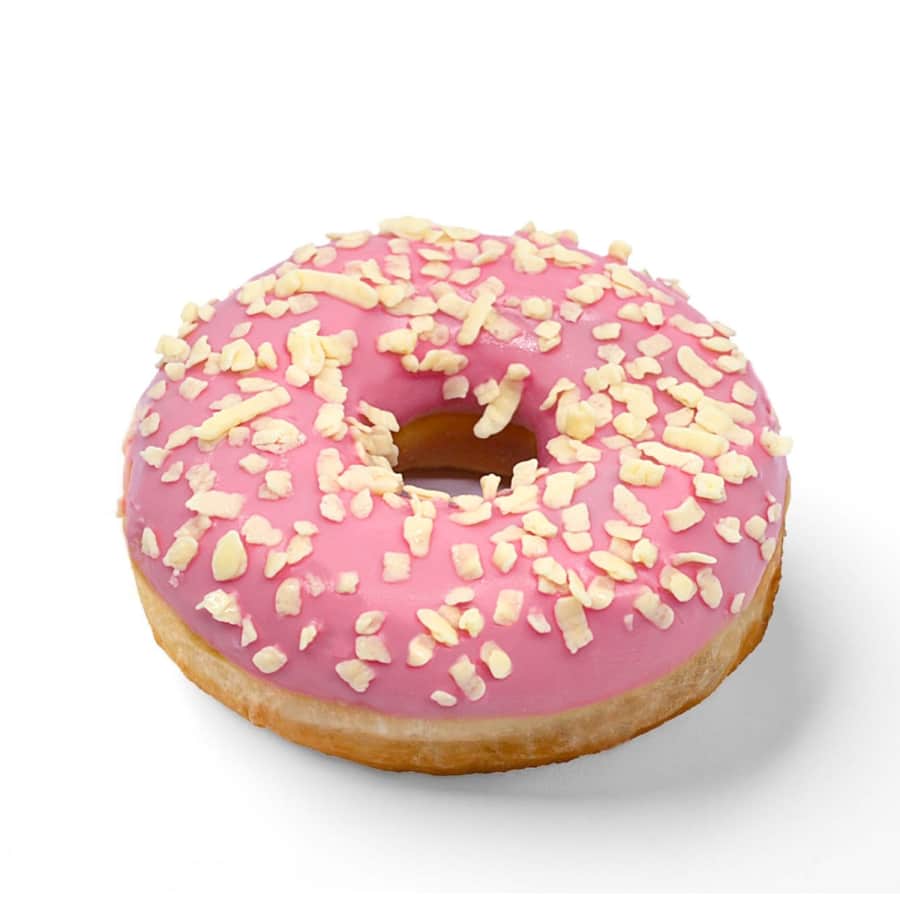 Atitirpinta rožinė spurga DONUT, 55 g
