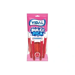 Braškių skonio guminukai VIDAL DULCI PICA, 90 g