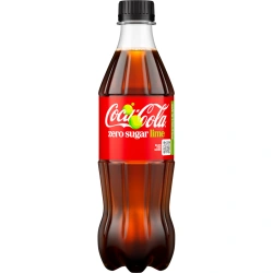 Gazuotas gaivusis gėrimas su saldikliais COCA COLA ZERO LIME, 0,5 l