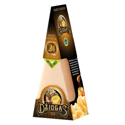 Kietasis sūris DŽIUGAS DELICATE, 40% rieb., 180 g (s.m. brandintas 24 mėn. gab.)