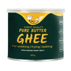 Lydytas sviestas GHEE AMRITA, 99,8 %, 500 g