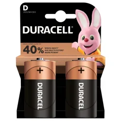 Baterijos DURACELL D, LR20, 2vnt.