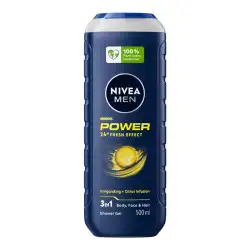 Dušo želė vyrams NIVEA MEN POWER FRESH, 500 ml