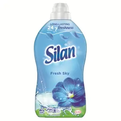 Skalbinių minkštiklis SILAN FRESH SKY, 64 skalbimai, 1,408 l