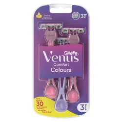 Vienkartiniai skustuvai VENUS 3, 3 vnt.