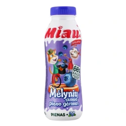 Sterilizuotas mėlynių skonio pieno gėrimas MIAU, 450 ml