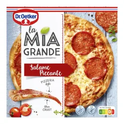 Šaldyta pica DR.OETKER LA MIA GRANDE SALAME PICCANTE, 380 g