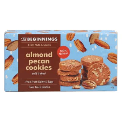 Migdolin.pekano sausainiai THE BEGINNINGS,80g