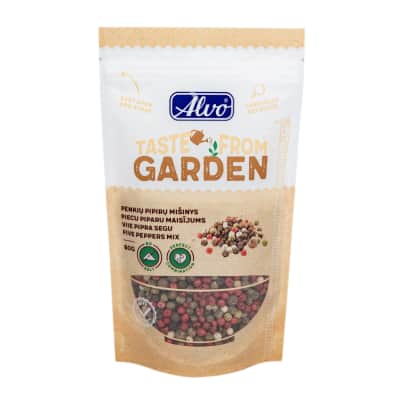 Penkių pipirų mišinys TASTE FROM GARDEN, 60 g