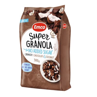Šok. dribsniai be pridėt. cukraus EMCO, 500 g