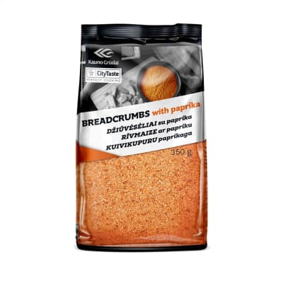 Džiūvėsėliai su paprika CITY TASTE, 350g