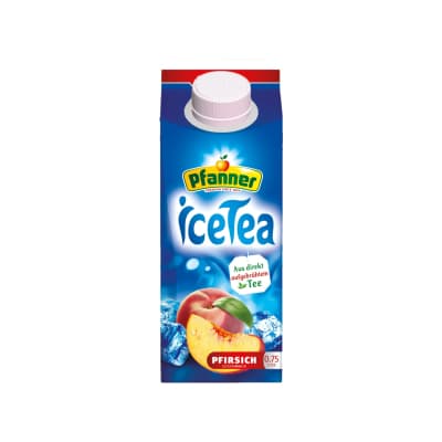 Persikų skon.juod.arbat.gėrim. PFANNER, 0,75l