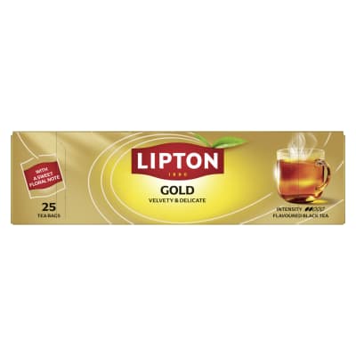 Juodoji arbata LIPTON GOLD, 38 g