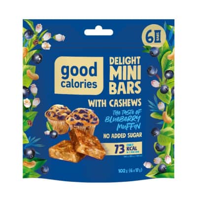 Rieš. batonėliai su mėl. GOOD CALORIES, 102 g
