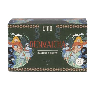 Žalioji arbata ETNO GENMAICHA, 20x2 g