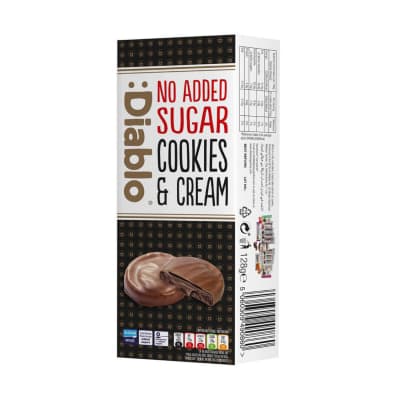Sausain. su juod. šok., DIABLO su sald, 128 g