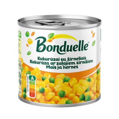 Kuk. mišinys su žirn. BONDUELLE, 425ml / 285g