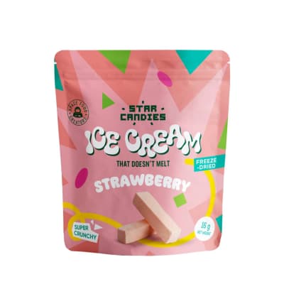 Šalt. džiov. brašk. ledai STAR CANDIES, 16 g