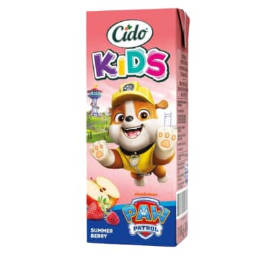Vasaros uogų sulčių gėrimas CIDO PP, 0,2 l