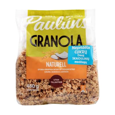 Granola su kokos. ir linų sėm. PAULUNS, 450 g