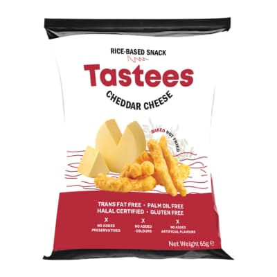 Ryžių užkand. Čederio sūrio sk. TASTEES, 65 g