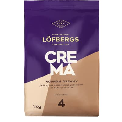 Kavos pupelės LOFBERGS CREMA, 1 kg