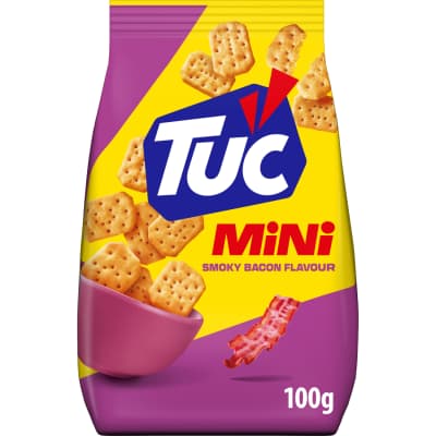 Krekeriai TUC, rūkyto bekono skonio, 100 g